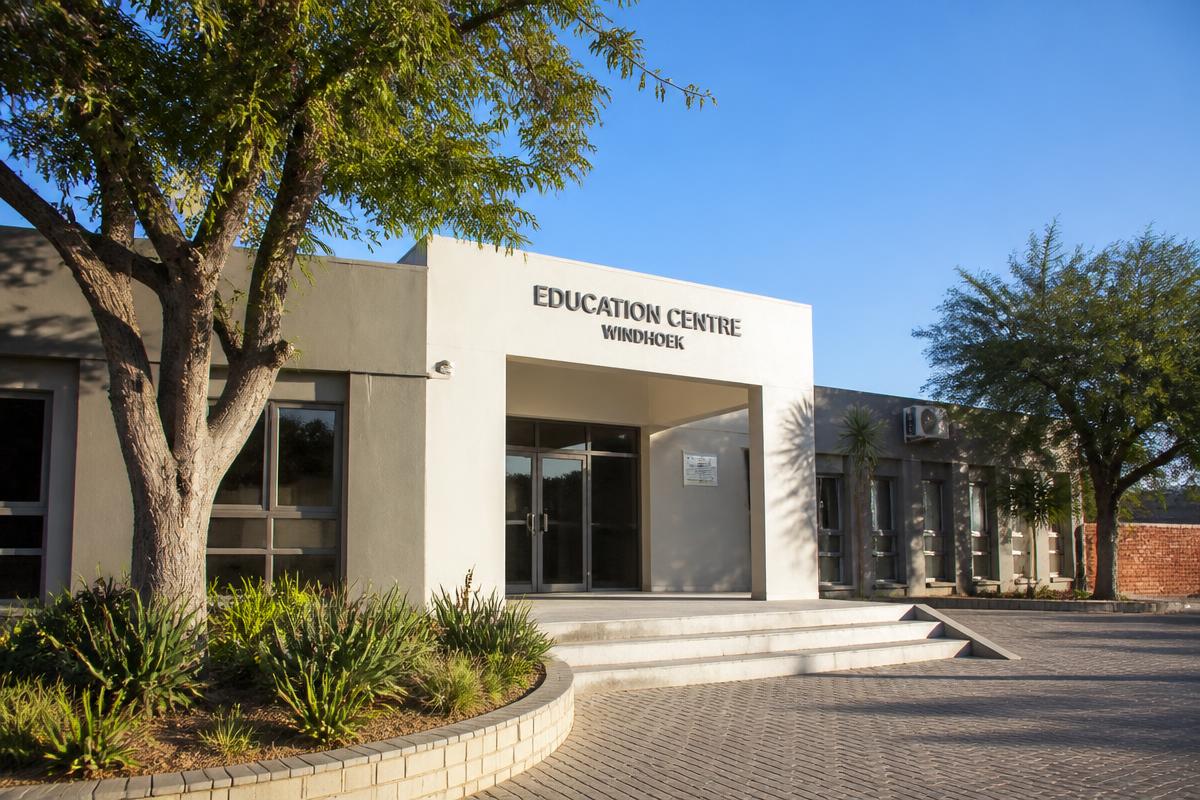 The TUCSIN education centre entrance in Windhoek